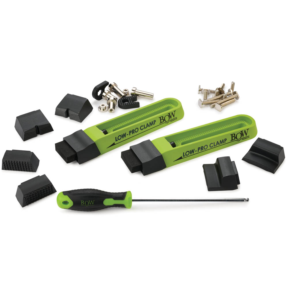 product: BOW Products Low Profile CNC Clamps - 2 Piece shown