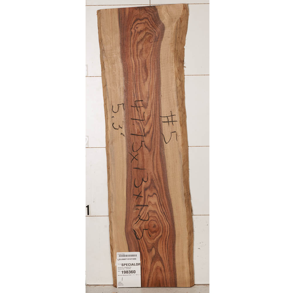 product: Woodcraft Woodshop Bolivian Rosewood Slab - 1-1/4