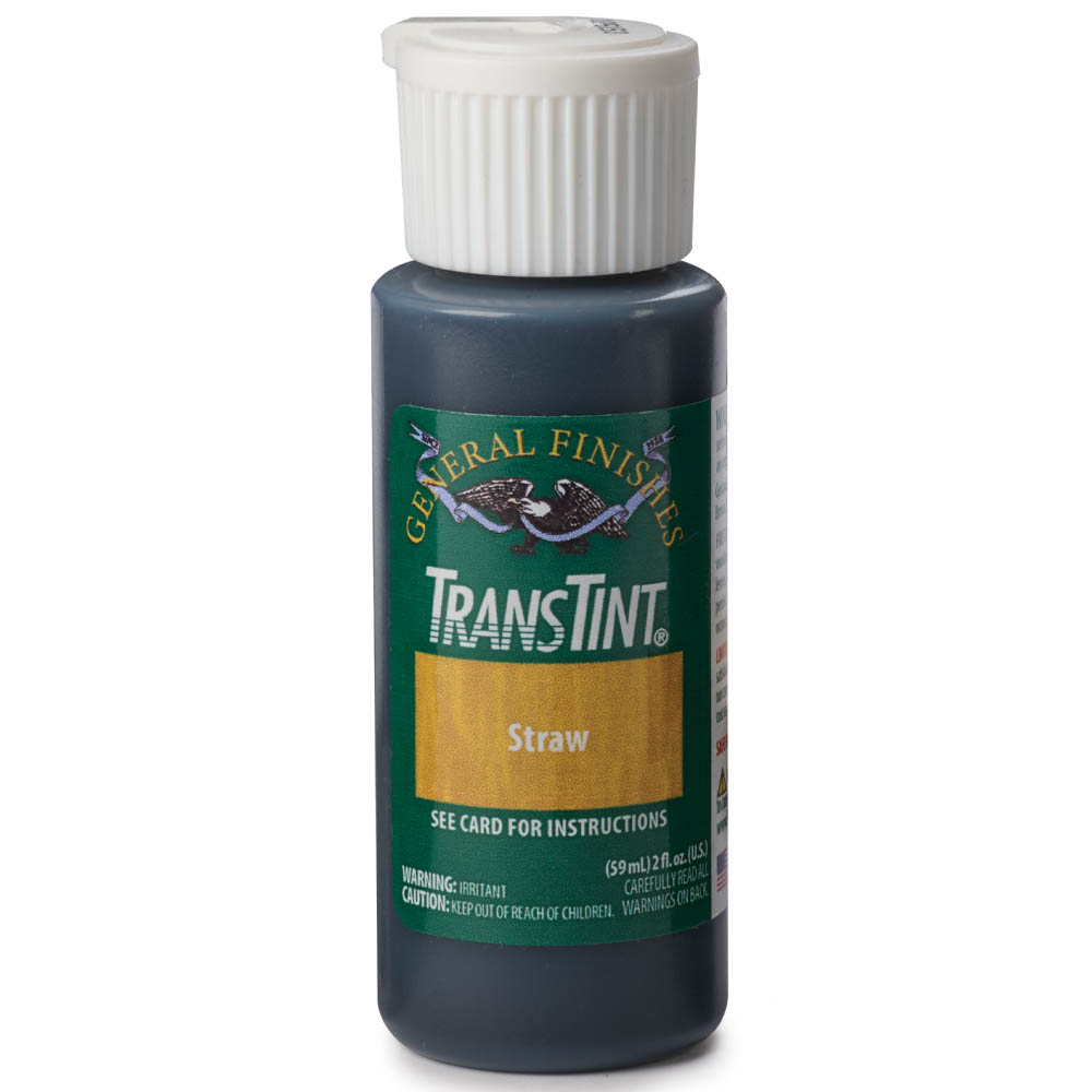 product: General Finishes Wood Dye Stain - Alcohol/Water Soluble - 6032 - Straw - 2 oz shown