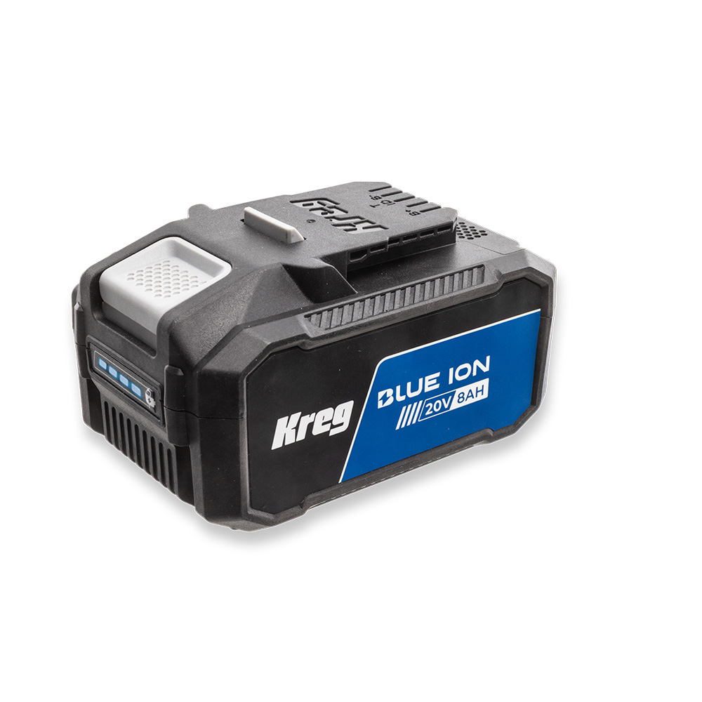 product: Kreg Blue Ion™ 8.0Ah Battery Pack - 20V shown