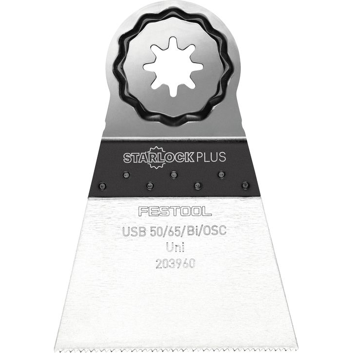 product: Festool USB 50/65/Bi/OSC/5 Universal Saw Blade for Festool Vecturo shown