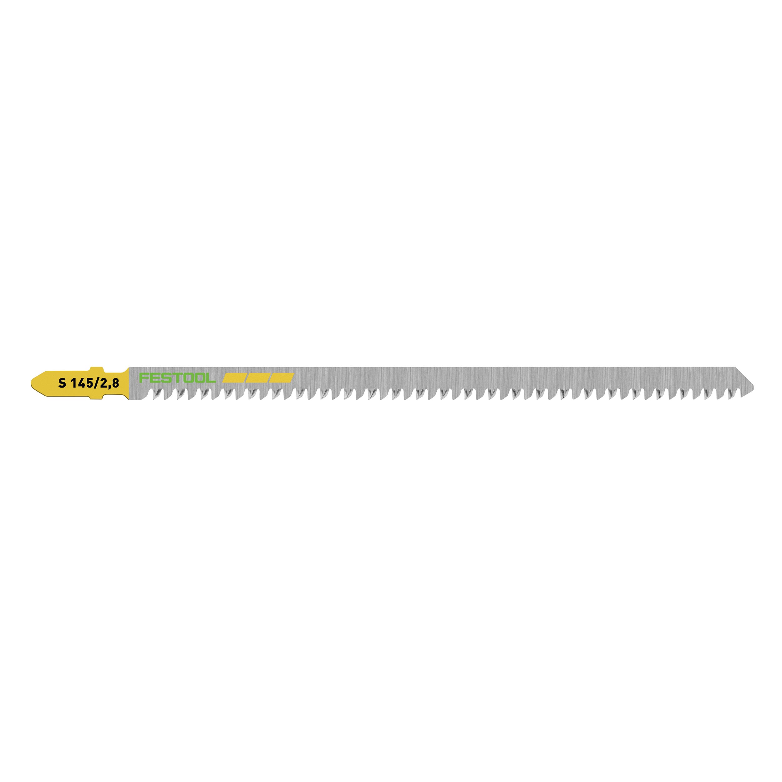 product: Festool Straight Cut Wood Jigsaw Blade, 145mm L, 2.8 pitch, 5 pack shown