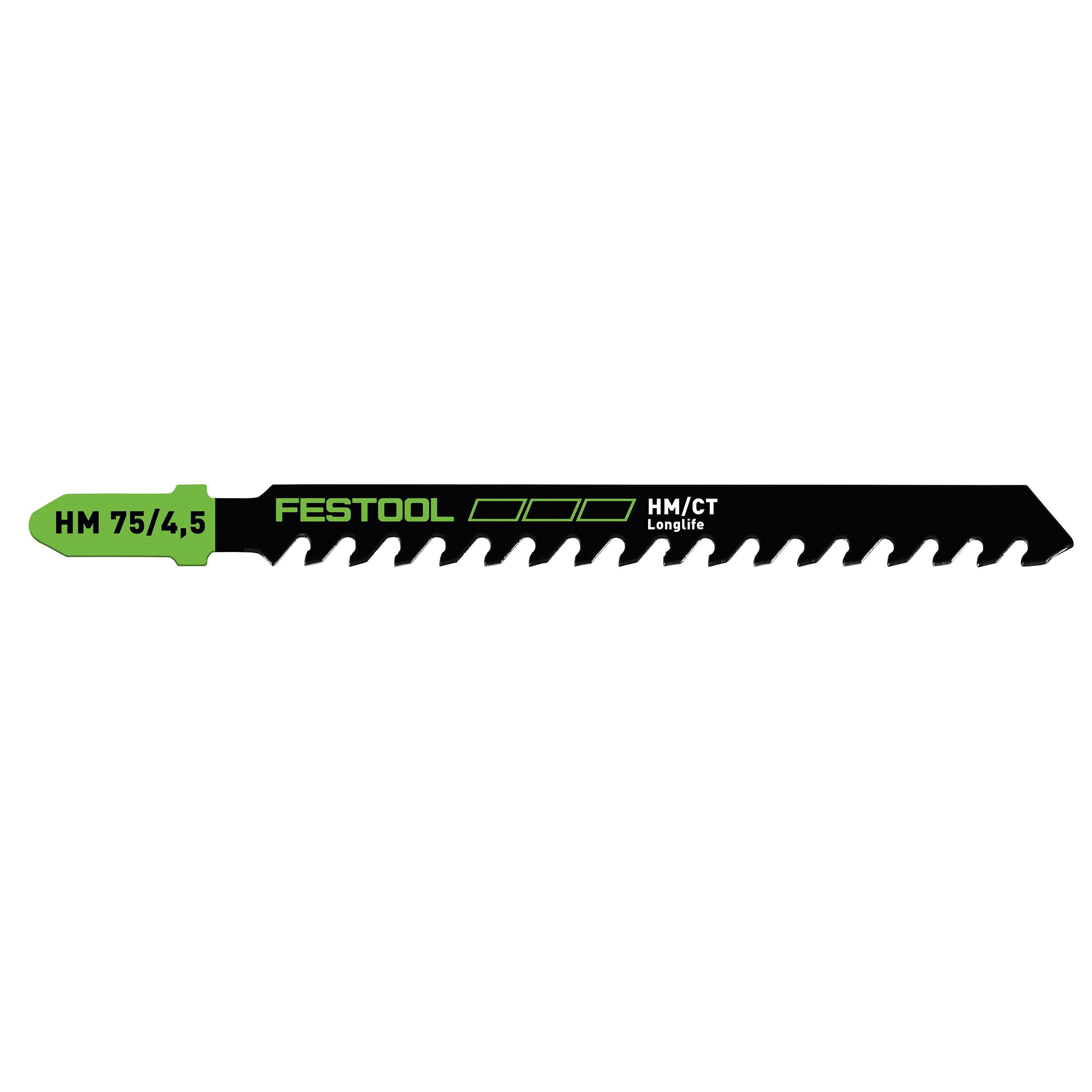 product: Festool Abrasive Building Materials Jigsaw Blades, 75mm L, 4.5 pitch, 1 pack shown