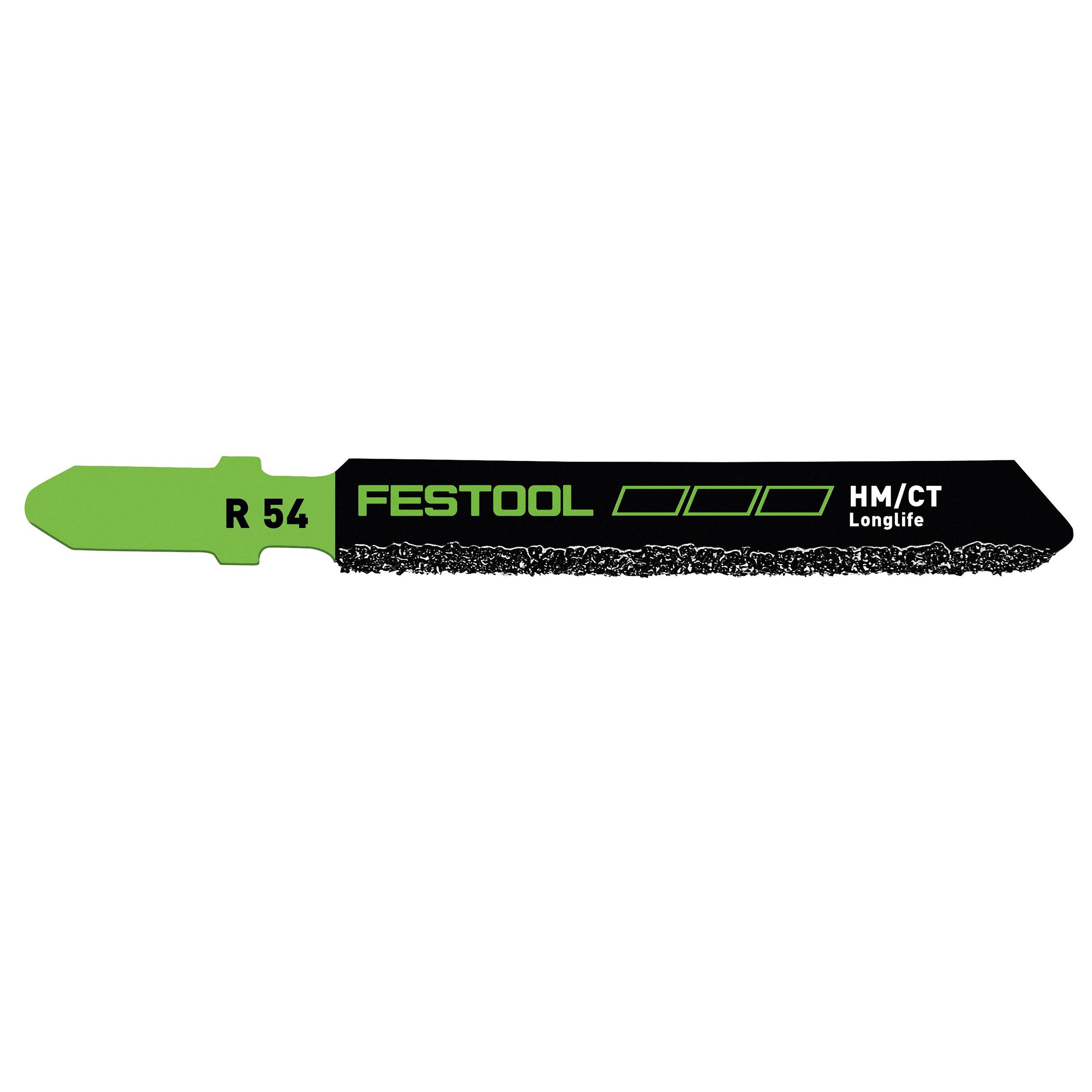product: Festool Ceramic Building Materials Jigsaw Blade, 54mm L, 1 pack shown