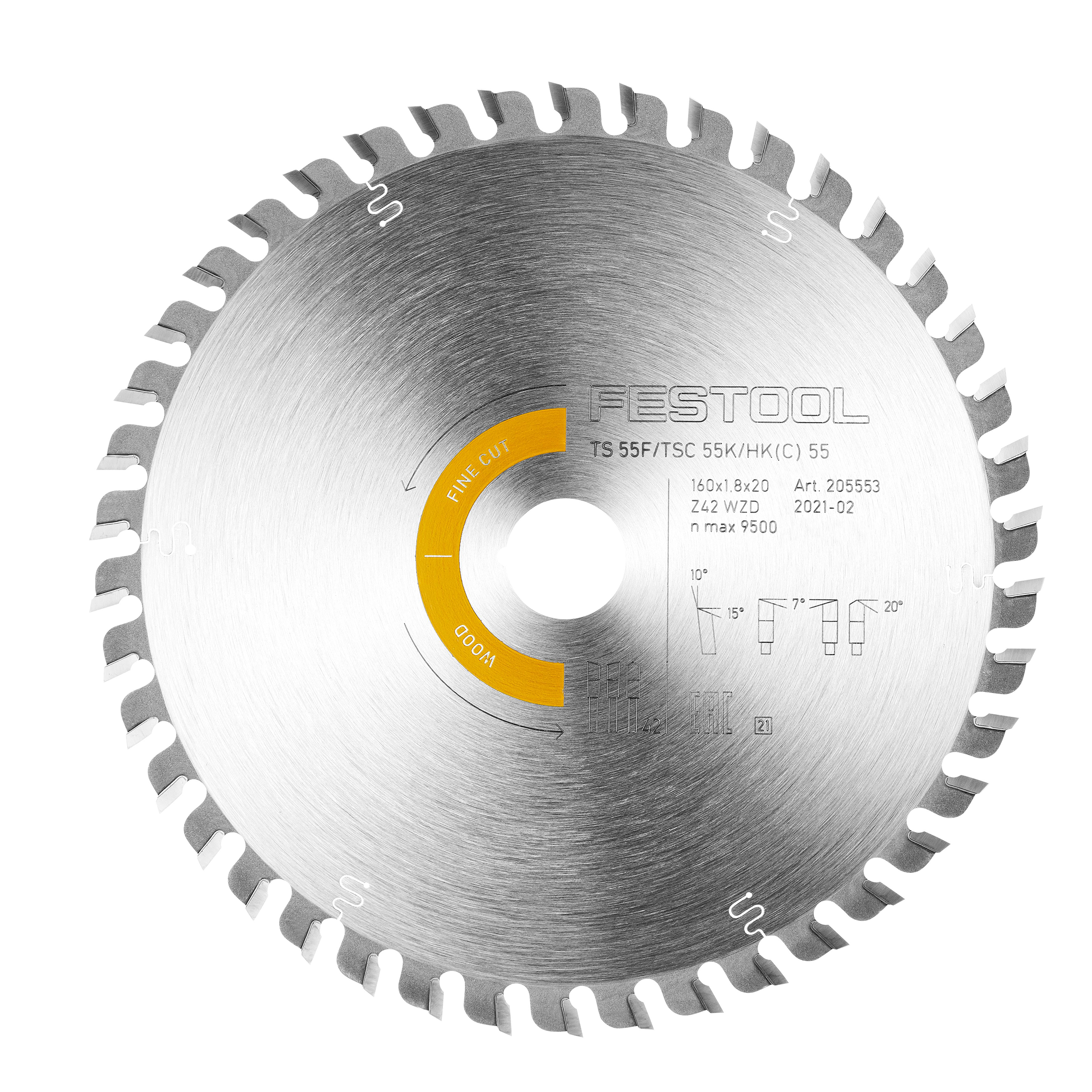 product: Festool Universal Saw Blade for TSC 55 K, HK 55, HKC 55 shown