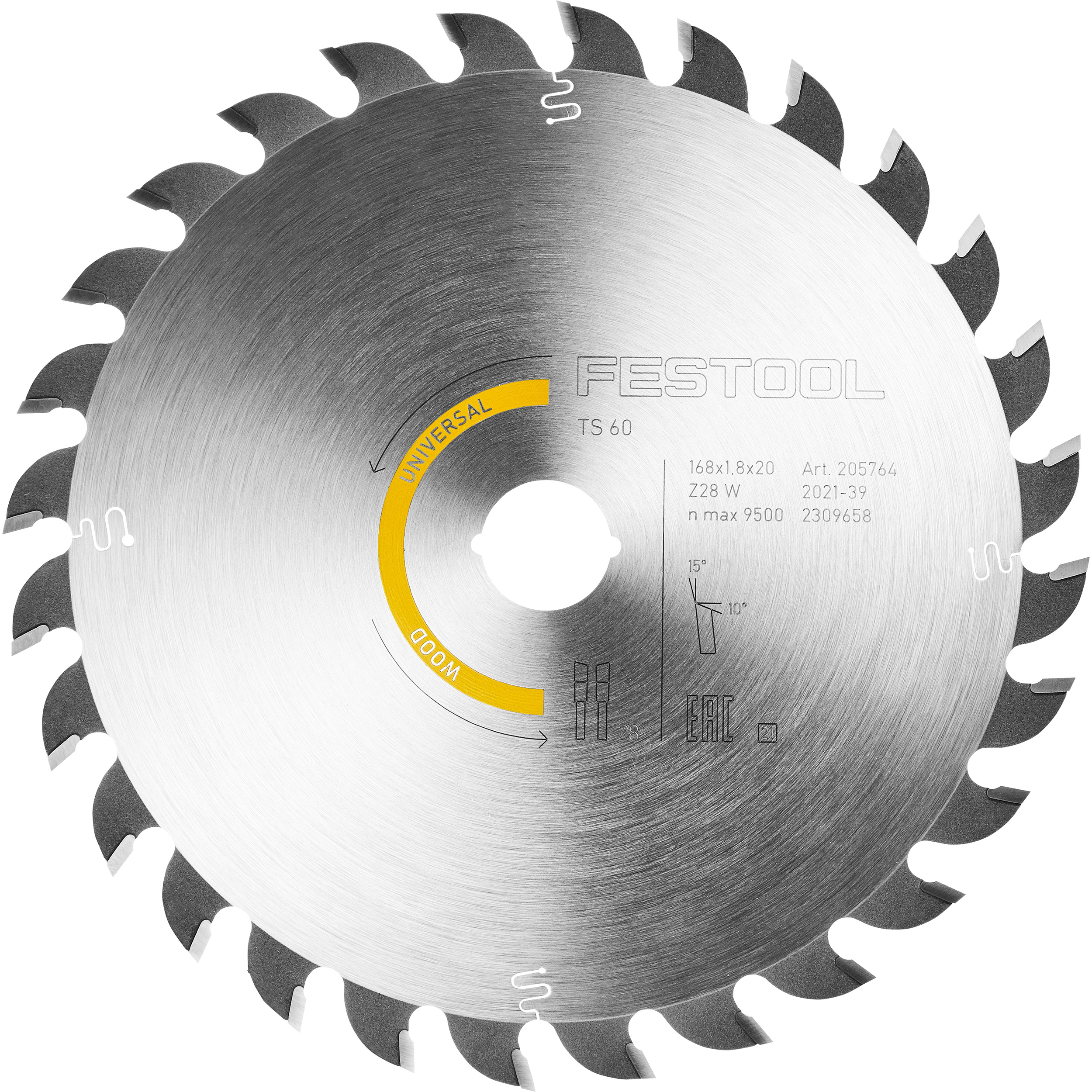 product: Festool Universal Saw Blade 28T - TS 60 shown
