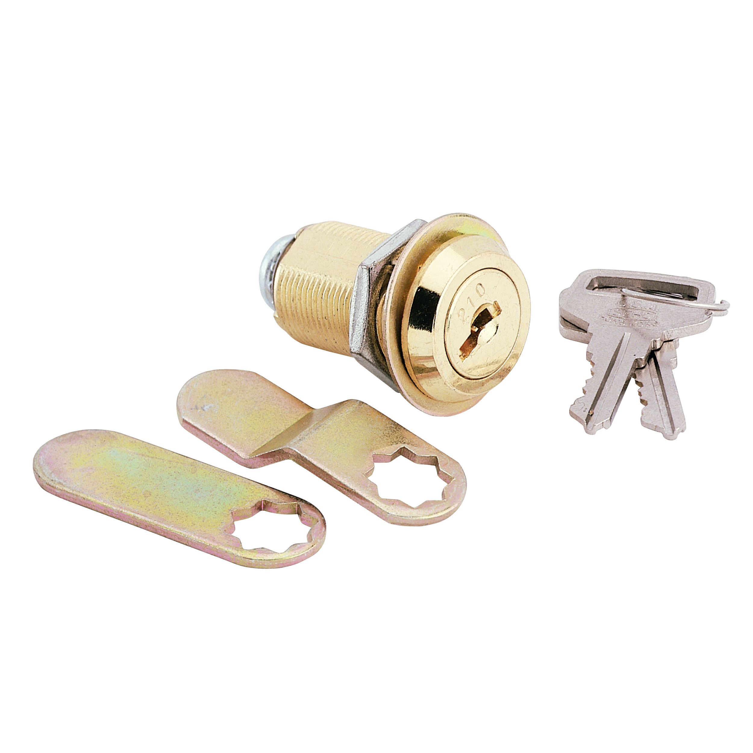 Cam Lock, Threaded Cylinder, Brass