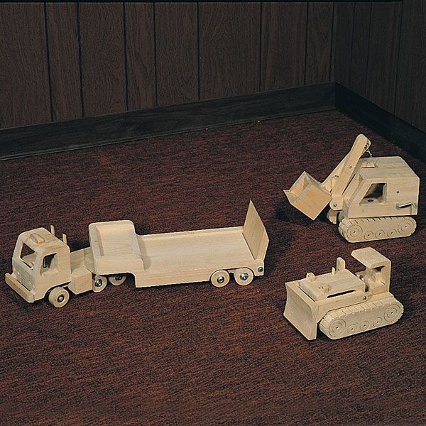 Woodworking Project Paper Plan to Build Wooden Trucks, Plan No. 737