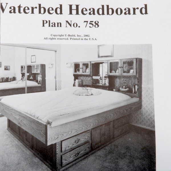 Diy Waterbed Frame Plans Do It Your Self