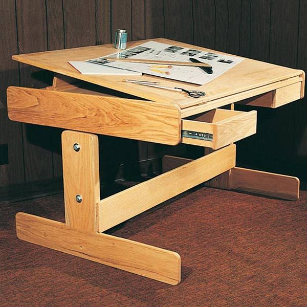 Woodworking Project Paper Plan To Build Adjustable Work Table, Plan No. 787
