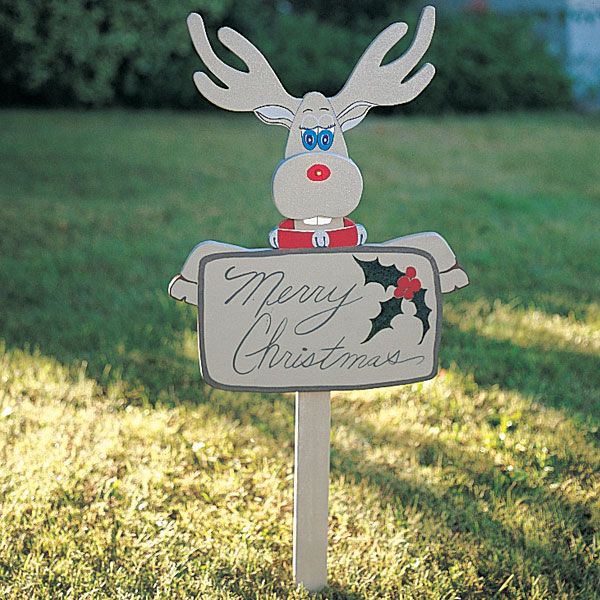 Woodworking Project Paper Plan To Build Christmas Reindeer, Plan No. 828