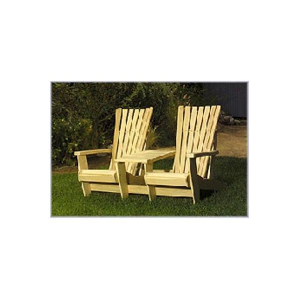 Woodworking Project Paper Plan To Build Adirondack Twin Seater Plan
