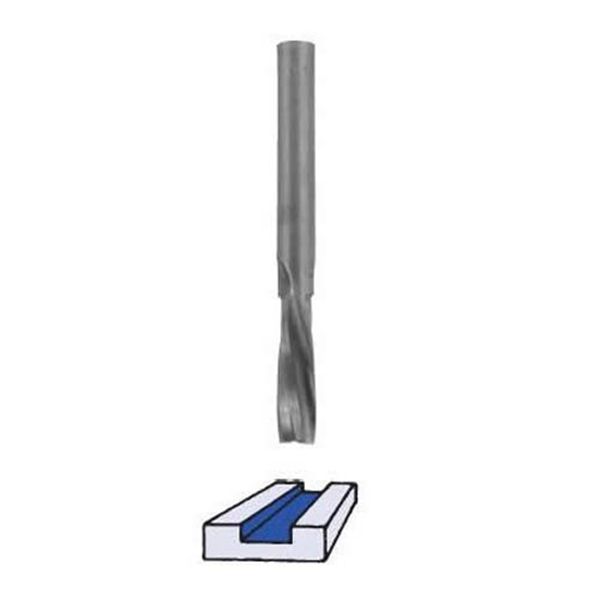product: Whiteside # RD2076A Double O-Flute Down Cut Spiral Bit shown