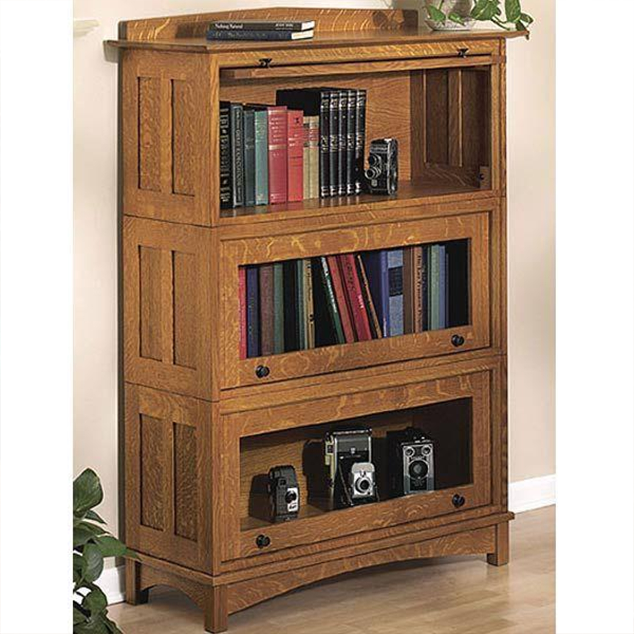 product: Wood Magazine Downloadable Woodworking Project Plan to Build Barrister's Bookcase shown