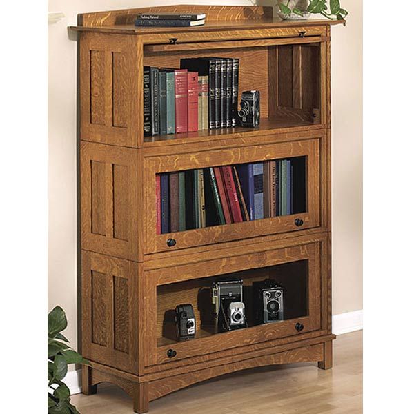 product: Wood Magazine Woodworking Project Paper Plan to Build Barrister's Bookcase shown