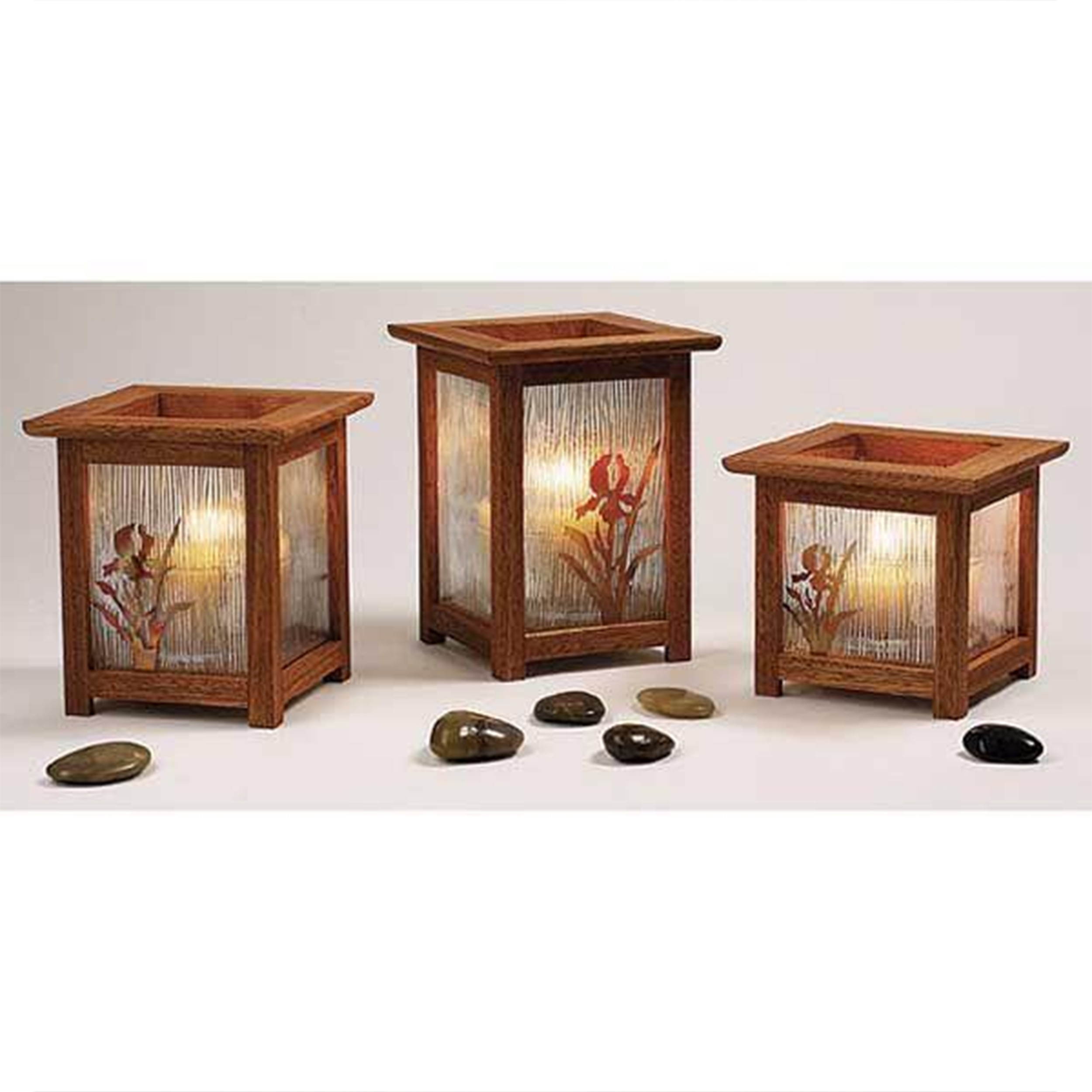 Downloadable Woodworking Project Plan To Build Arts And Crafts Candle Lanterns