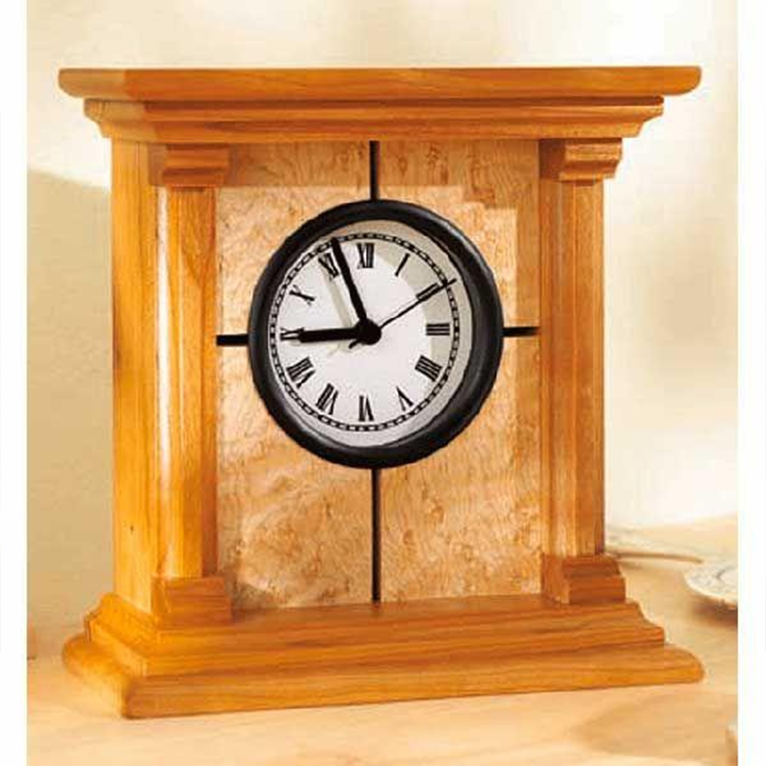 Downloadable Woodworking Project Plan To Build Architectural Clock