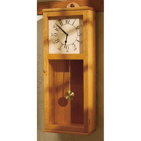 product: Wood Magazine Downloadable Woodworking Project Plan to Build Simply Stated Shaker Clock shown