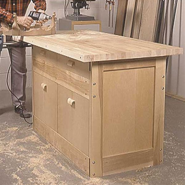 product: Wood Magazine Woodworking Project Paper Plan to Build Labor-of-Love Workbench shown