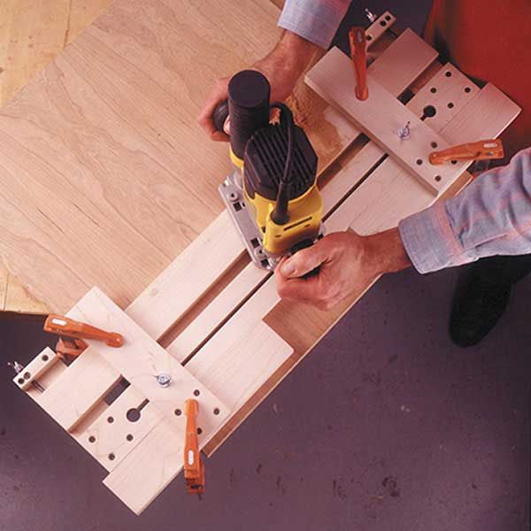 product: Wood Magazine Woodworking Project Paper Plan to Build Fail-Safe Router Jig shown