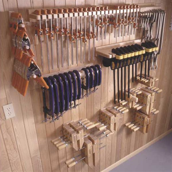 Woodworking Project Paper Plan To Build Five Great Clamp Organizers