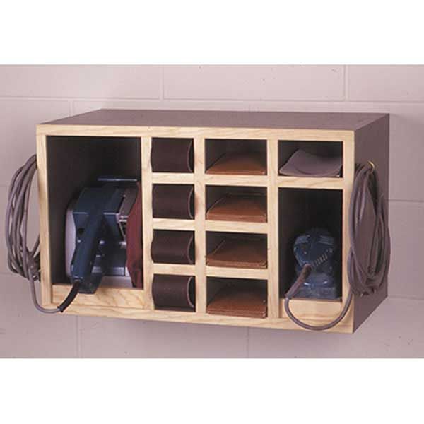 product: Wood Magazine Woodworking Project Paper Plan to Build All-In-One Sander Cabinet shown