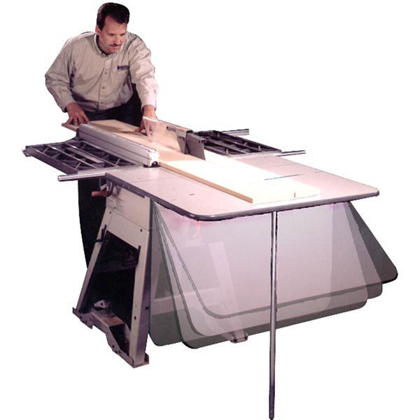 product: Wood Magazine Woodworking Project Paper Plan to Build Tablesaw Outfeed Table shown