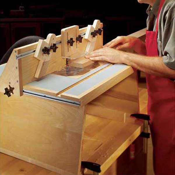 product: Wood Magazine Woodworking Project Paper Plan to Build Benchtop Router Table shown