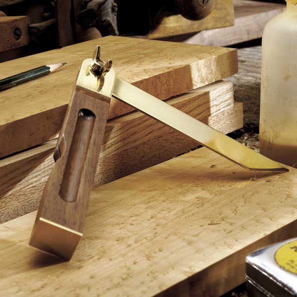 product: Wood Magazine Woodworking Project Paper Plan to Build Angel Bevel Tool shown