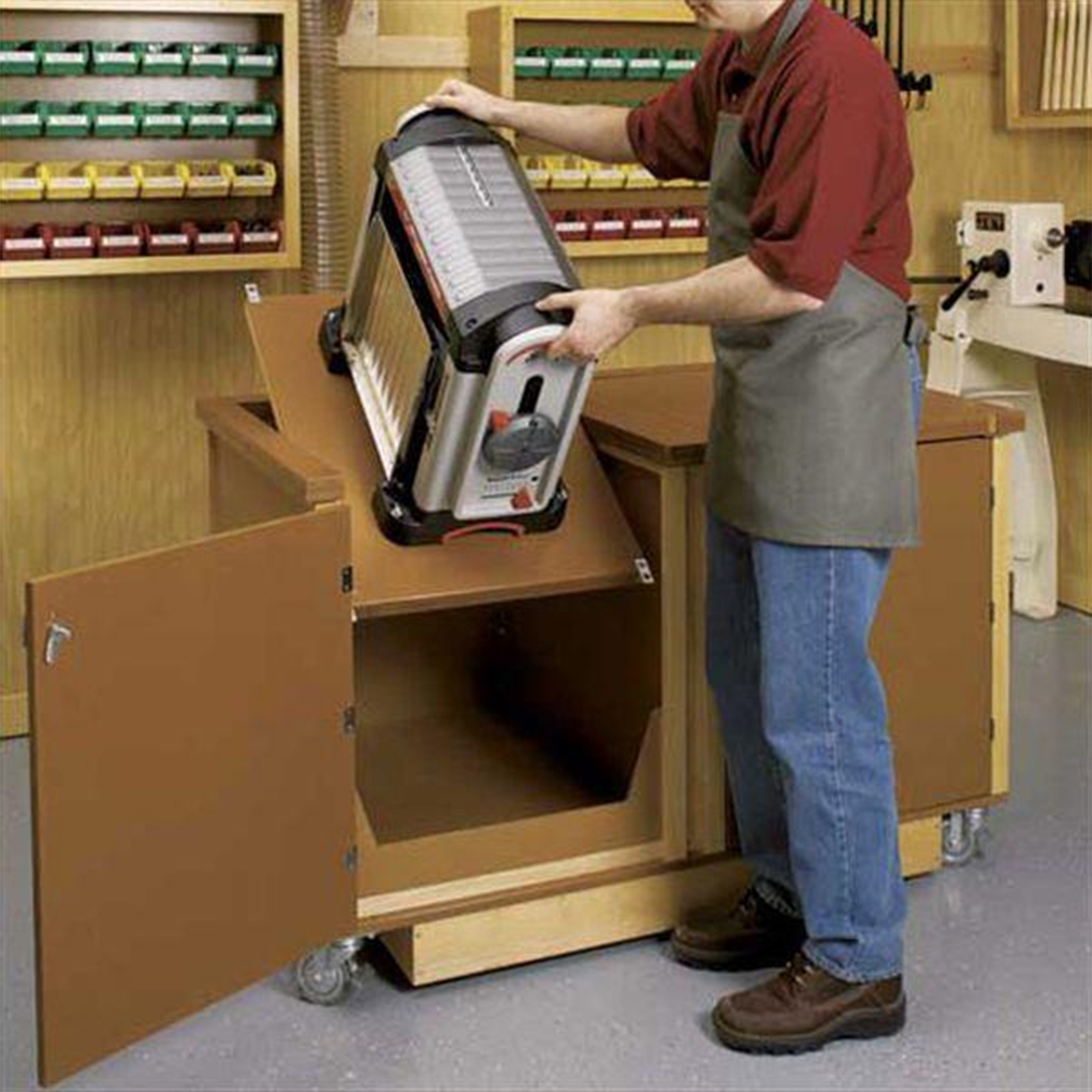 product: Wood Magazine Flip-Top Work Center - Downloadable Plan shown