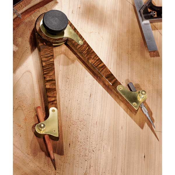 product: Wood Magazine Woodworking Project Paper Plan to Build Shop Compass shown