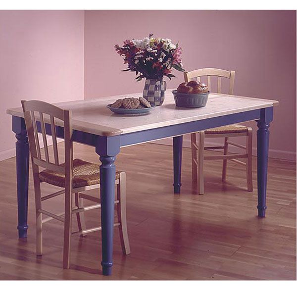 product: Wood Magazine Woodworking Project Paper Plan to Build Country-Style Table shown