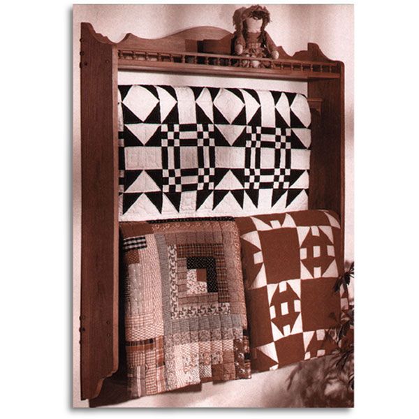 product: Wood Magazine Woodworking Project Paper Plan to Build Quilt Showcase shown