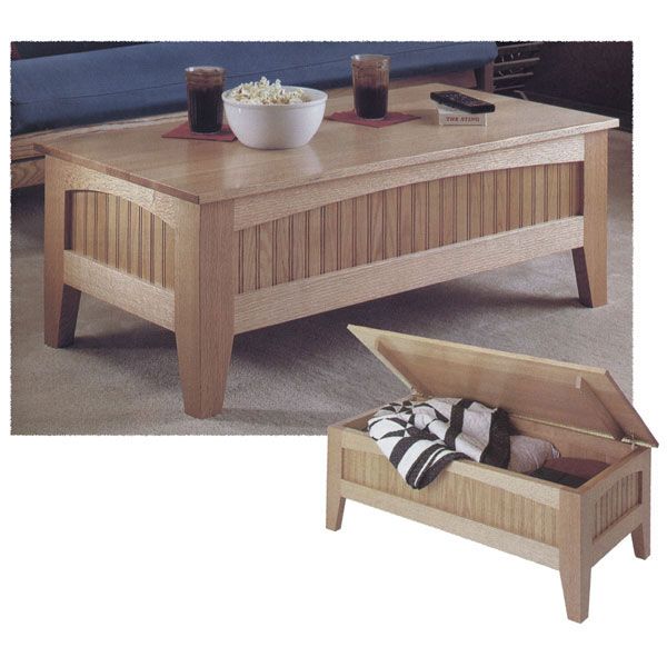 product: Wood Magazine Woodworking Project Paper Plan to Build Futon Table shown