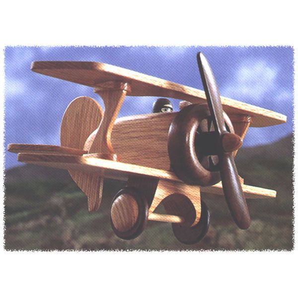 product: Wood Magazine Woodworking Project Paper Plan to Build Biplane shown