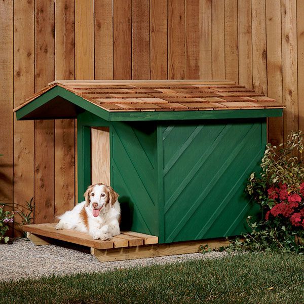product: Wood Magazine Woodworking Project Paper Plan to Build Dog House shown