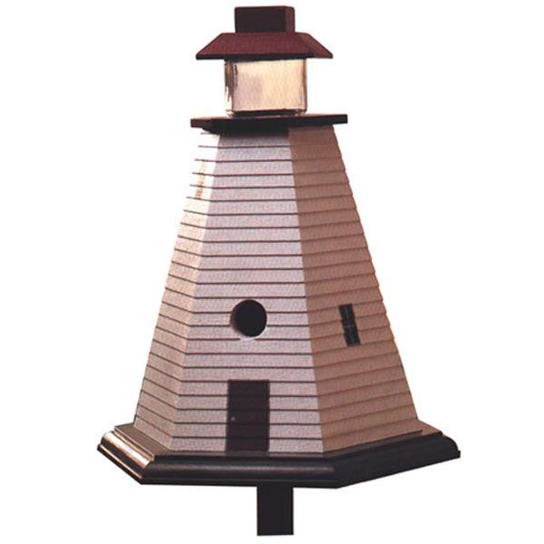 product: Wood Magazine Woodworking Project Paper Plan to Build Lighthouse Birdhouse shown