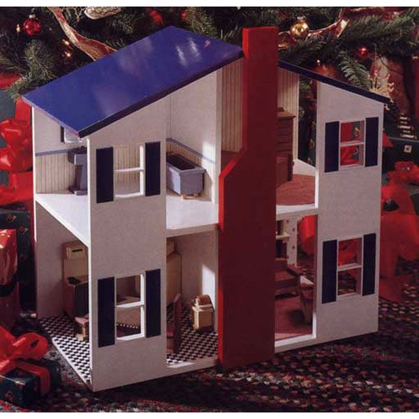 product: Wood Magazine Woodworking Project Paper Plan to Build Open House Doll House shown