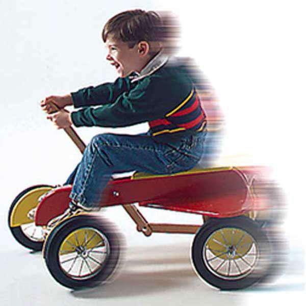 product: Wood Magazine Woodworking Project Paper Plan to Build Sidewalk Speedster shown