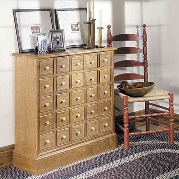 product: Wood Magazine Woodworking Project Paper Plan to Build Apothecary's Friend Cabinet shown
