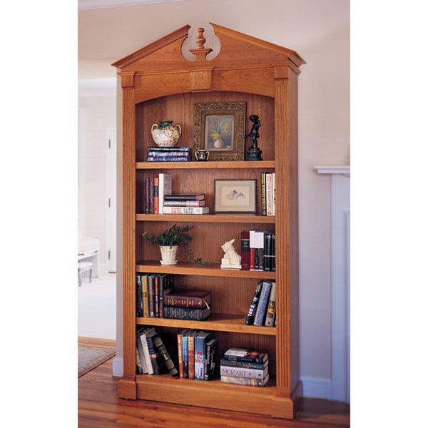 product: Wood Magazine Woodworking Project Paper Plan to Build Federal Bookcase shown