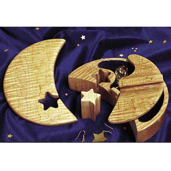 product: Wood Magazine Woodworking Project Paper Plan to Build Lunar Jewelry Box shown