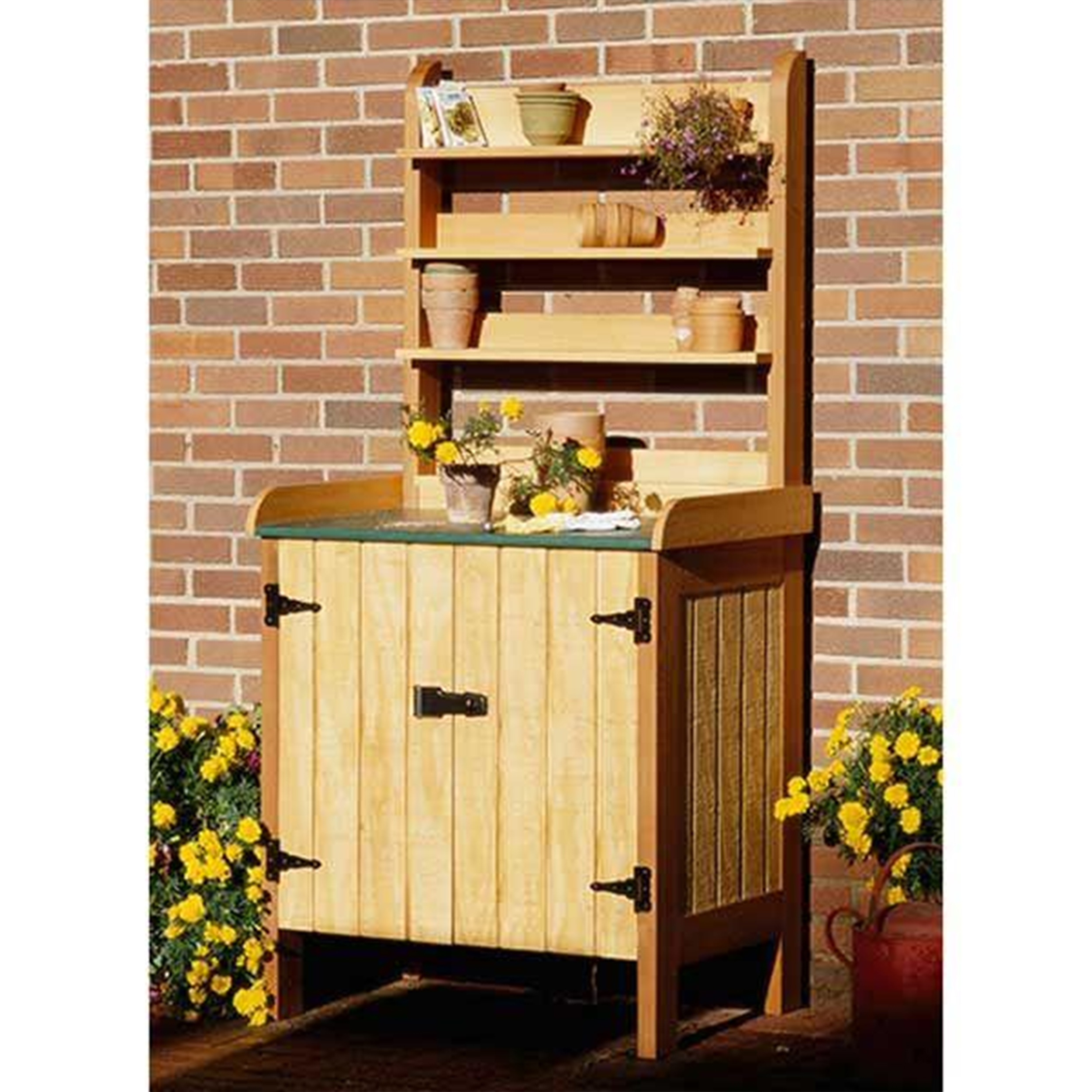 product: Wood Magazine Downloadable Woodworking Project Plan to Build Gardener's Potting Bench shown