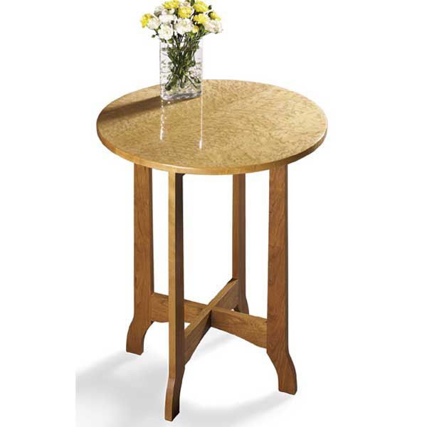 product: Wood Magazine Woodworking Project Paper Plan to Build Occasional Table shown