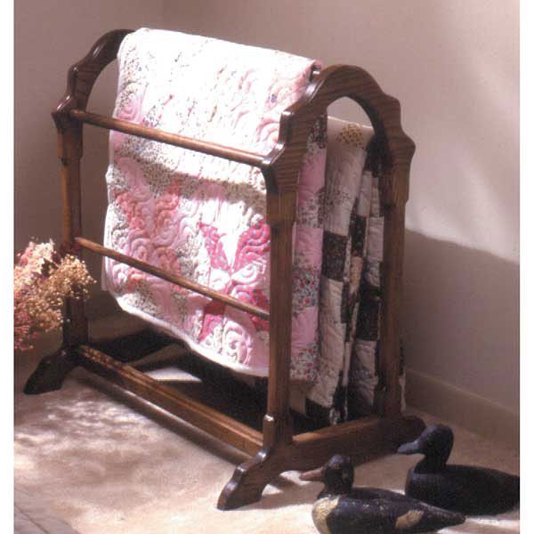 product: Wood Magazine Woodworking Project Paper Plan to Build Country Classic Quilt Rack shown