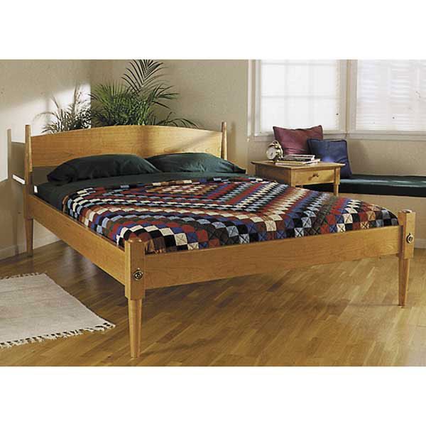 product: Wood Magazine Woodworking Project Paper Plan to Build Shaker Bed shown