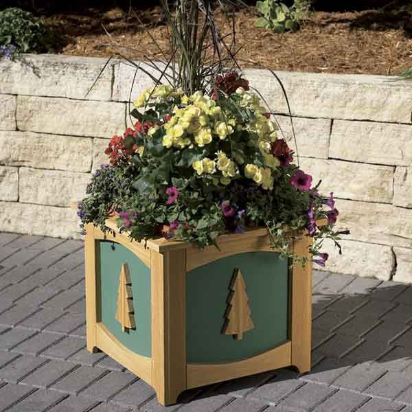 product: Wood Magazine Woodworking Project Paper Plan to Build Patio-Perfect Planter Box shown