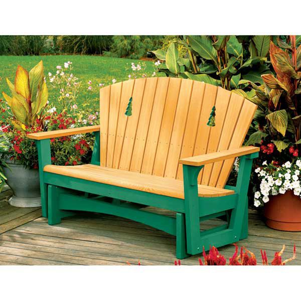 product: Wood Magazine Woodworking Project Paper Plan to Build Easy Glider shown