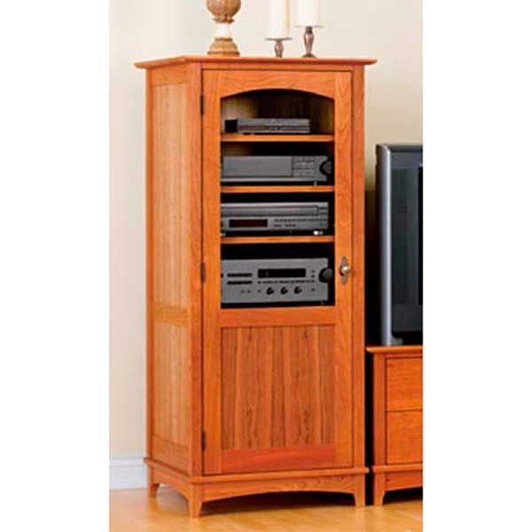 product: Wood Magazine Woodworking Project Paper Plan to Build Entertainment Center Tower Cabinet shown