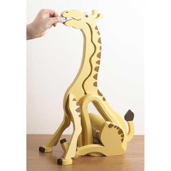 product: Wood Magazine Woodworking Project Paper Plan to Build Money-Hungry Giraffe Bank shown
